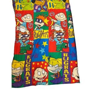 Viacom 1996 Rugrats Nickelodeon Comforter 2 Sided Tommy Pickles Reptar twin size
